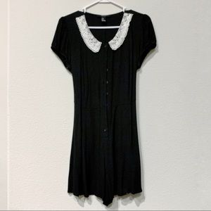 Lace Peter Pan Collar Romper